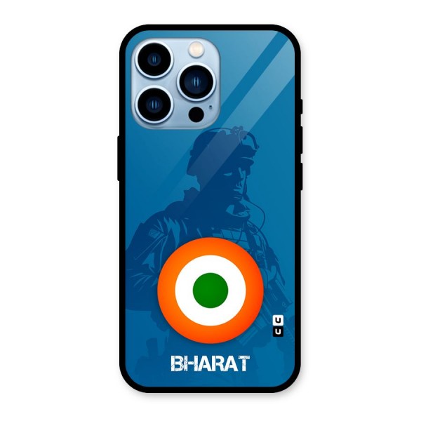 Bharat Commando Glass Back Case for iPhone 13 Pro