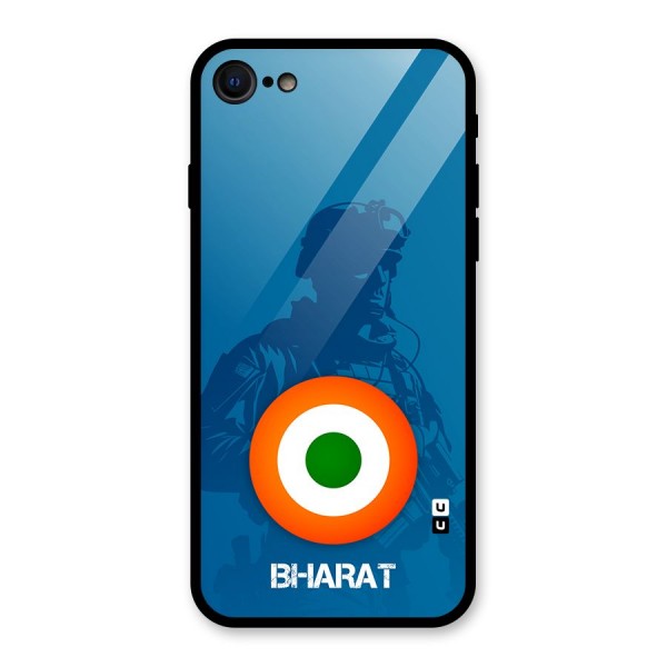 Bharat Commando Glass Back Case for iPhone SE 2020