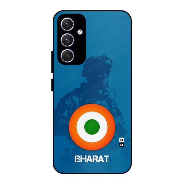 Bharat Commando Metal Back Case for Galaxy A54