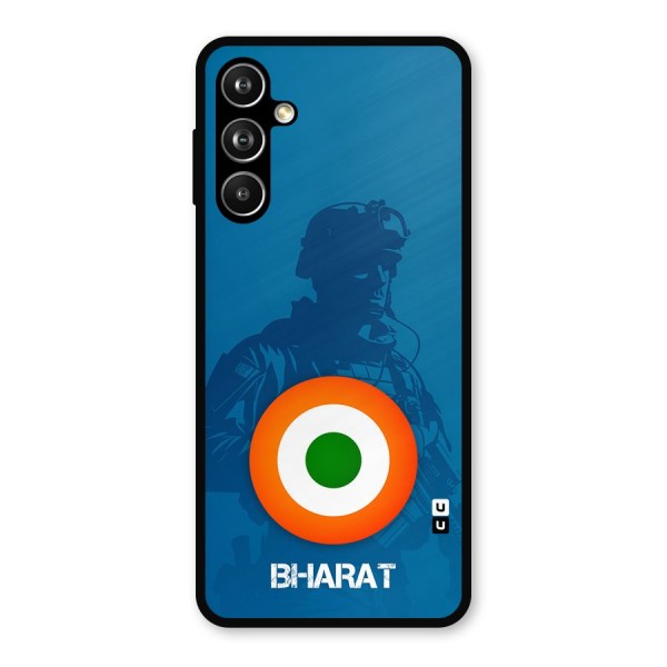 Bharat Commando Metal Back Case for Galaxy F54