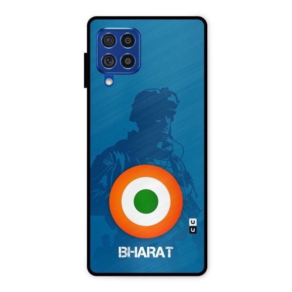 Bharat Commando Metal Back Case for Galaxy F62