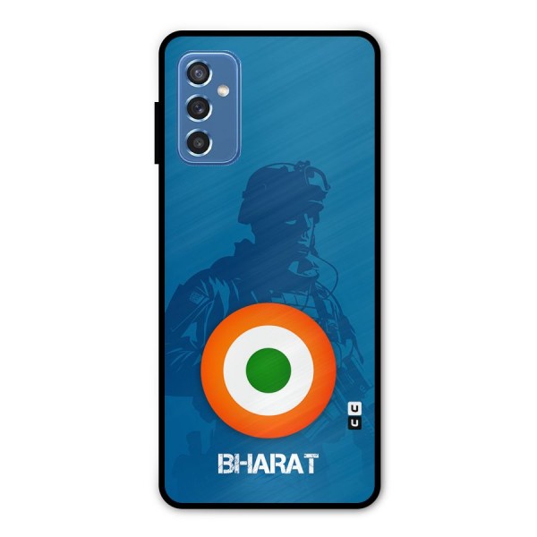 Bharat Commando Metal Back Case for Galaxy M52 5G