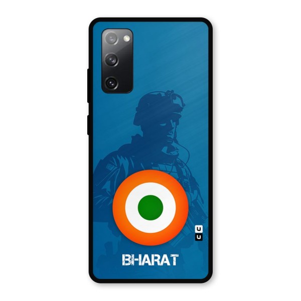 Bharat Commando Metal Back Case for Galaxy S20 FE