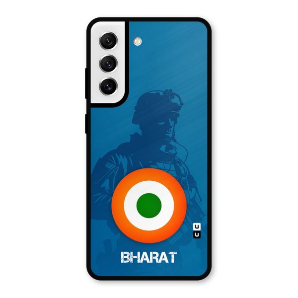 Bharat Commando Metal Back Case for Galaxy S21 FE 5G