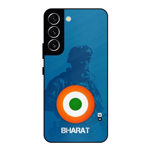 Bharat Commando Metal Back Case for Galaxy S22 5G