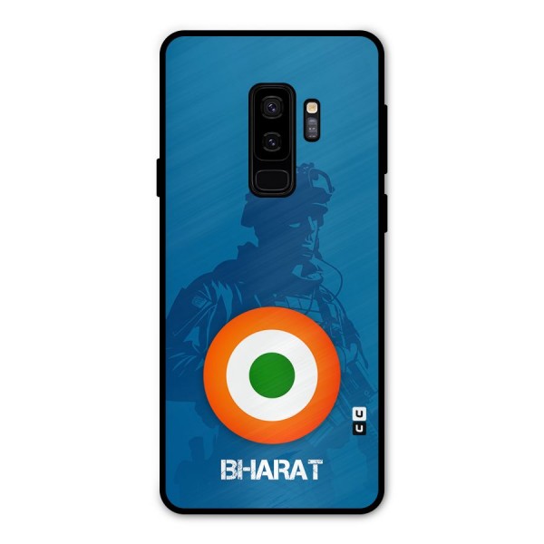 Bharat Commando Metal Back Case for Galaxy S9 Plus