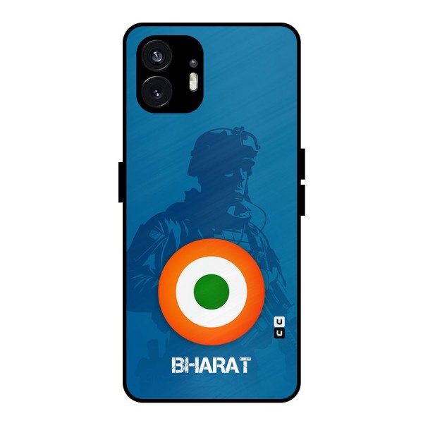 Bharat Commando Metal Back Case for Nothing Phone 2