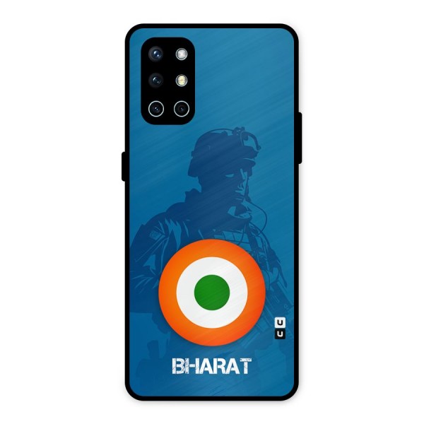 Bharat Commando Metal Back Case for OnePlus 9R