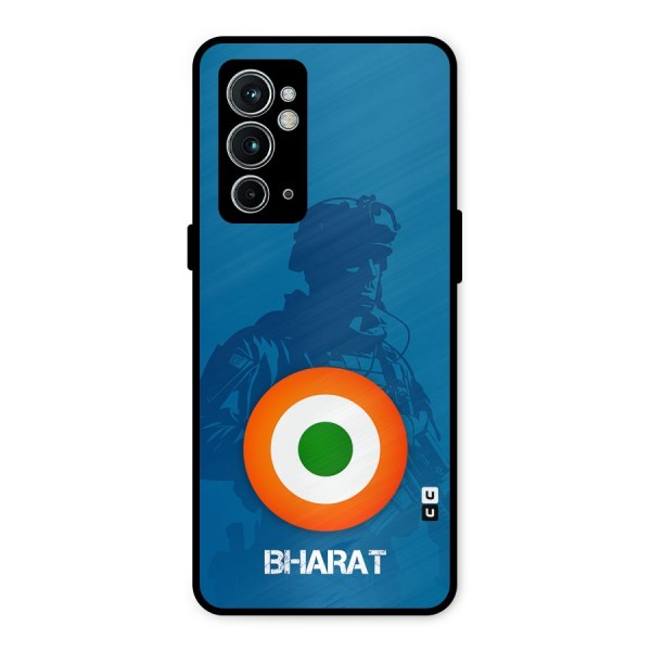 Bharat Commando Metal Back Case for OnePlus 9RT 5G