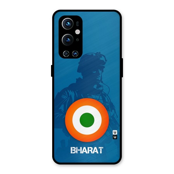 Bharat Commando Metal Back Case for OnePlus 9 Pro