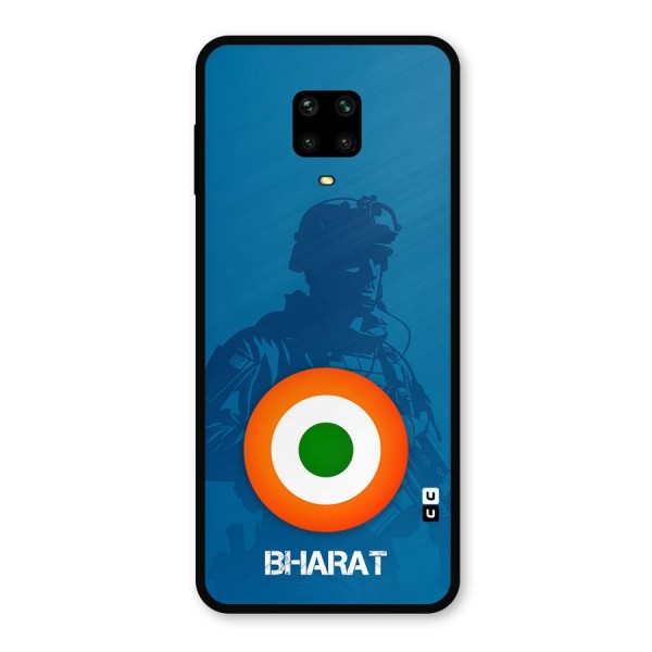 Bharat Commando Metal Back Case for Poco M2 Pro