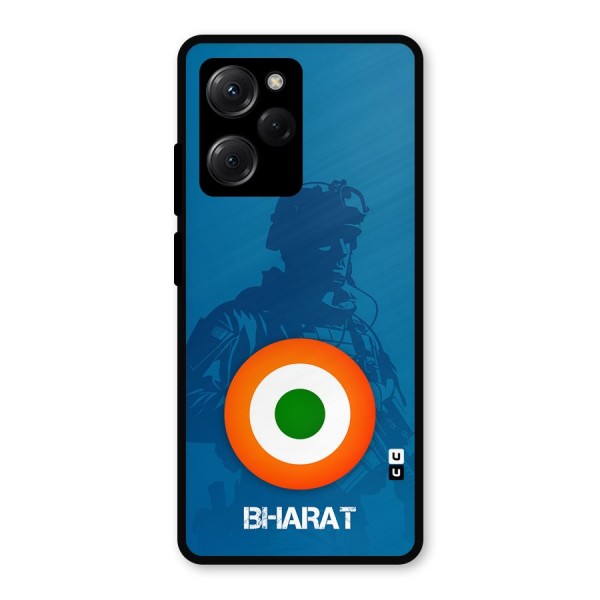 Bharat Commando Metal Back Case for Poco X5 Pro