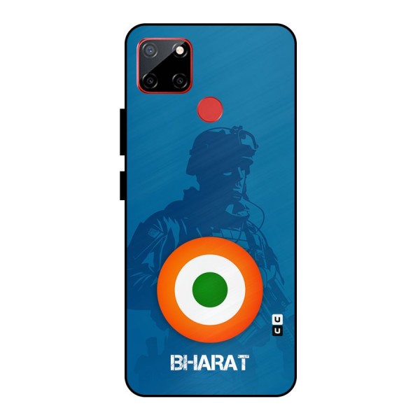 Bharat Commando Metal Back Case for Realme C12