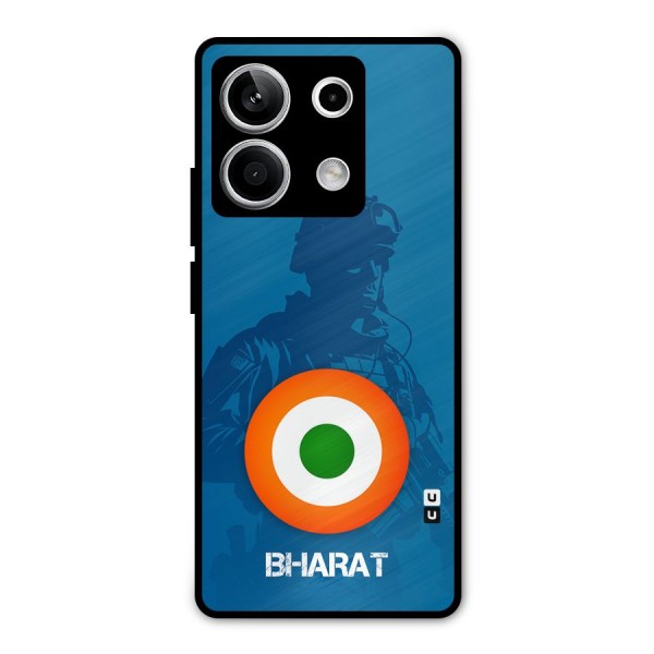 Bharat Commando Metal Back Case for Redmi Note 13 5G