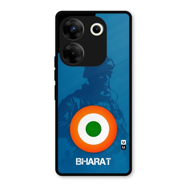 Bharat Commando Metal Back Case for Tecno Camon 20