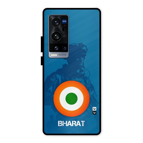 Bharat Commando Metal Back Case for Vivo X60 Pro Plus