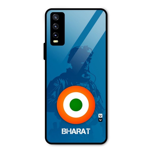 Bharat Commando Metal Back Case for Vivo Y20 2021