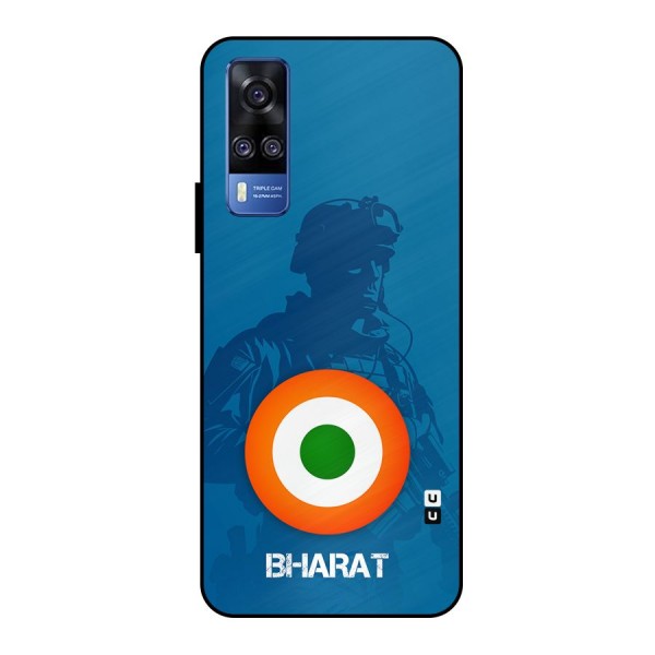 Bharat Commando Metal Back Case for Vivo Y51