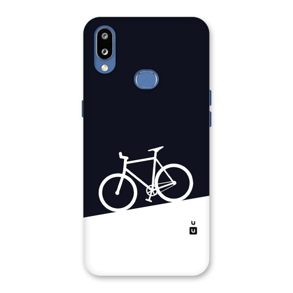 Bicycle Minimal Art Back Case for Galaxy M01s