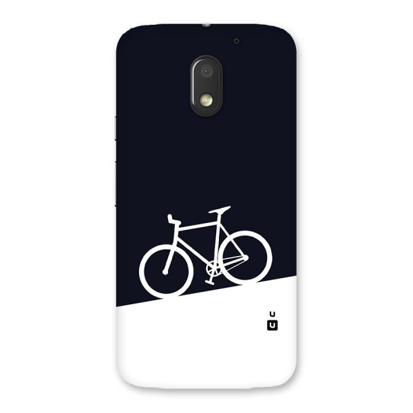 Bicycle Minimal Art Back Case for Moto E3 Power