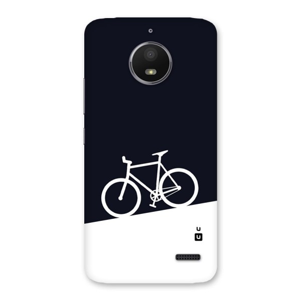 Bicycle Minimal Art Back Case for Moto E4