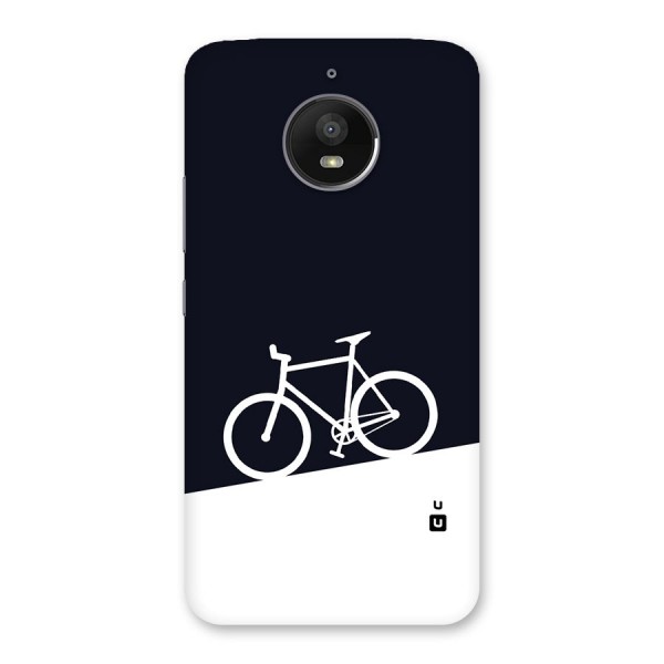 Bicycle Minimal Art Back Case for Moto E4 Plus