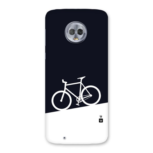 Bicycle Minimal Art Back Case for Moto G6