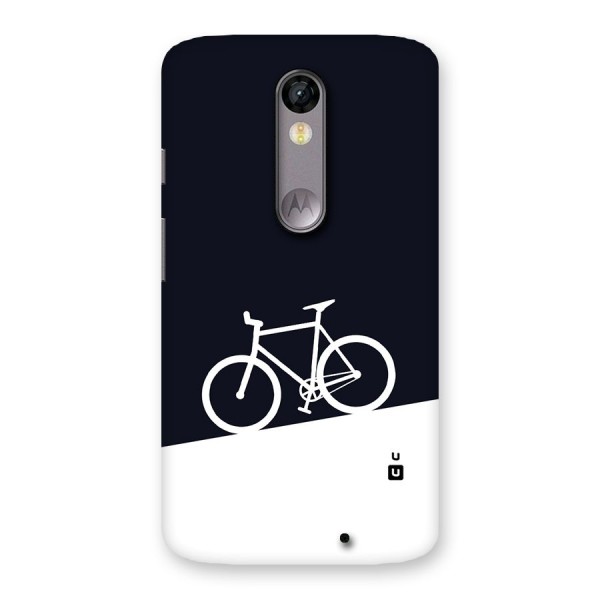 Bicycle Minimal Art Back Case for Moto X Force