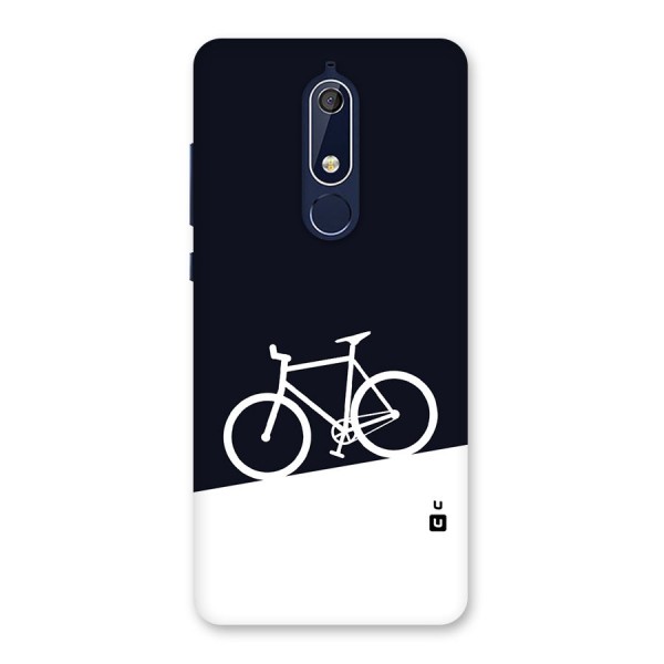 Bicycle Minimal Art Back Case for Nokia 5.1