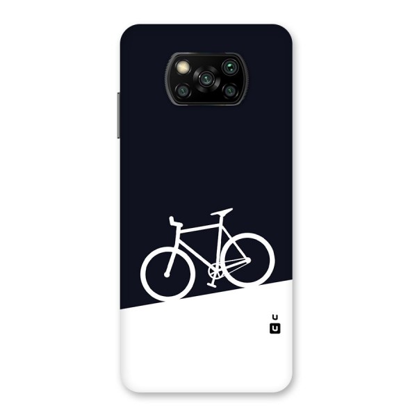 Bicycle Minimal Art Back Case for Poco X3