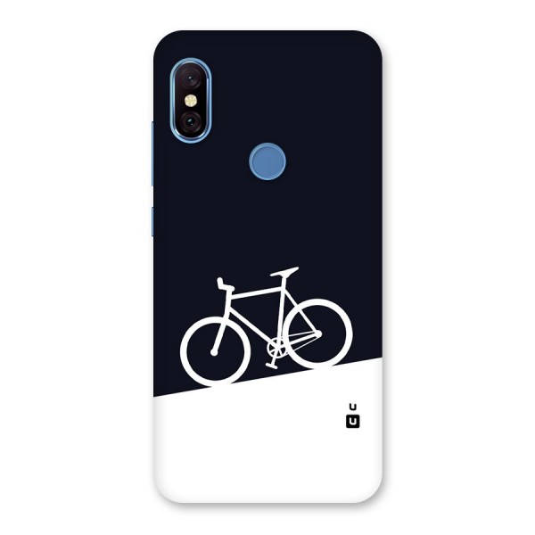 Bicycle Minimal Art Back Case for Redmi Note 6 Pro