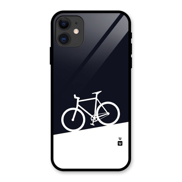 Bicycle Minimal Art Glass Back Case for iPhone 11