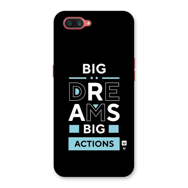 Big Dreams Big Actions Back Case for Oppo A3s