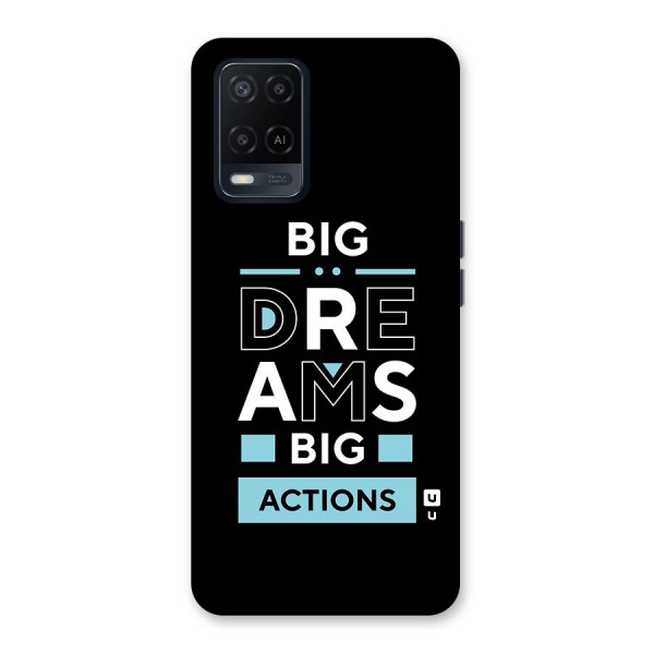 Big Dreams Big Actions Back Case for Oppo A54