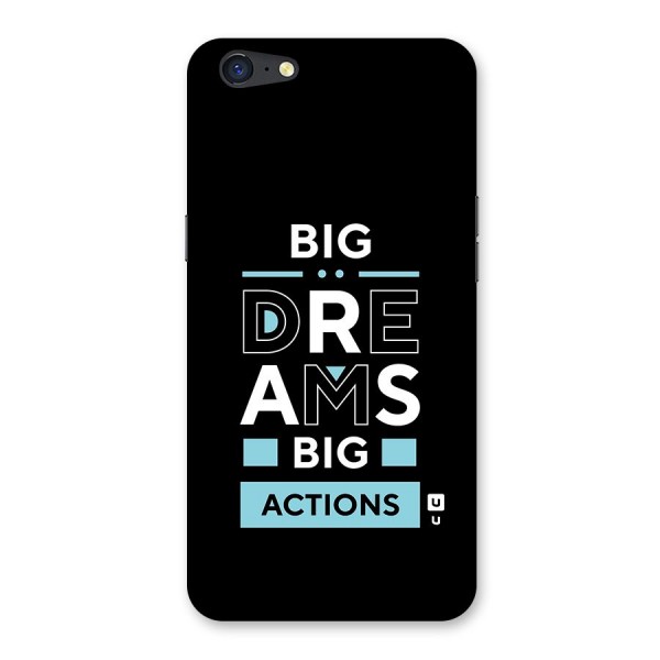 Big Dreams Big Actions Back Case for Oppo A71