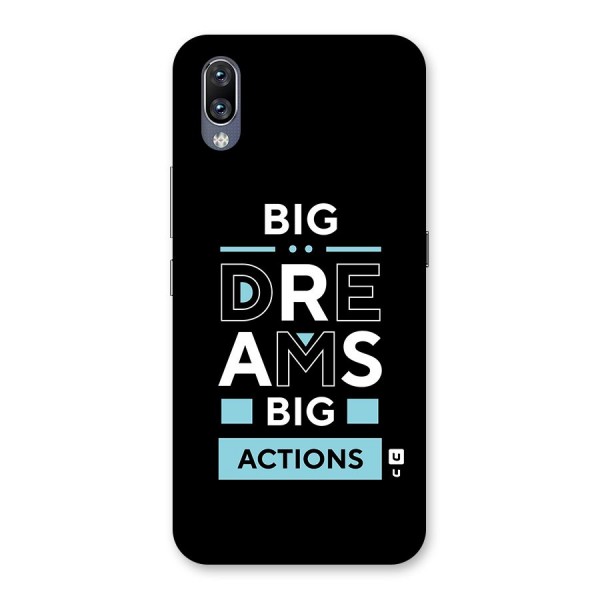 Big Dreams Big Actions Back Case for Vivo NEX