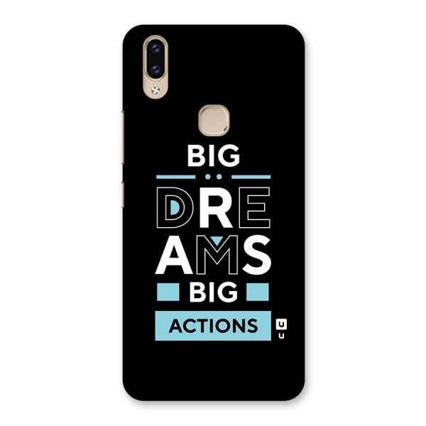 Big Dreams Big Actions Back Case for Vivo V9