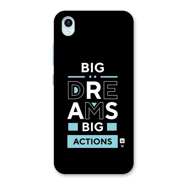 Big Dreams Big Actions Back Case for Vivo Y1s