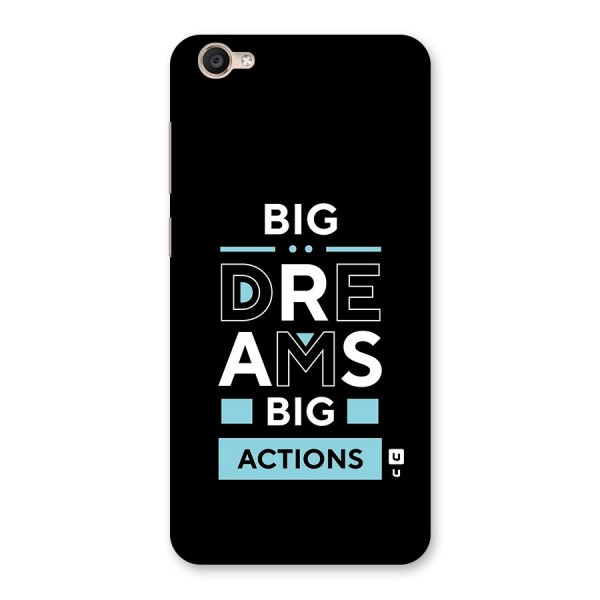 Big Dreams Big Actions Back Case for Vivo Y55s