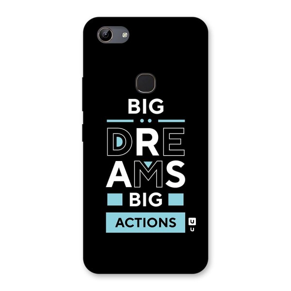 Big Dreams Big Actions Back Case for Vivo Y81