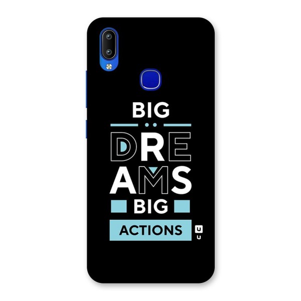 Big Dreams Big Actions Back Case for Vivo Y91