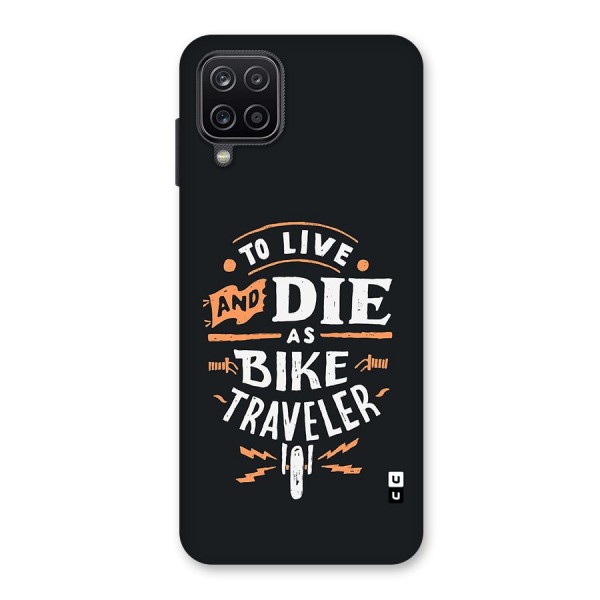 Bike Traveler Glass Back Case for Galaxy A12