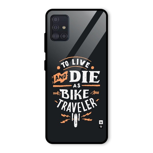 Bike Traveler Glass Back Case for Galaxy A51