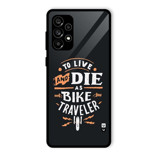 Bike Traveler Glass Back Case for Galaxy A73 5G