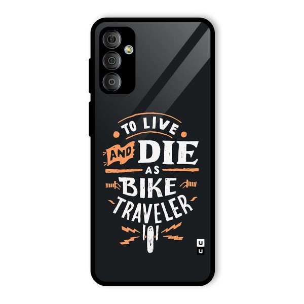 Bike Traveler Glass Back Case for Galaxy F23