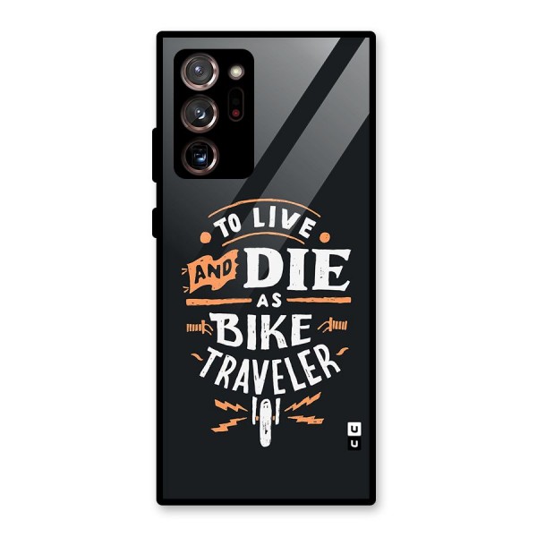 Bike Traveler Glass Back Case for Galaxy Note 20 Ultra