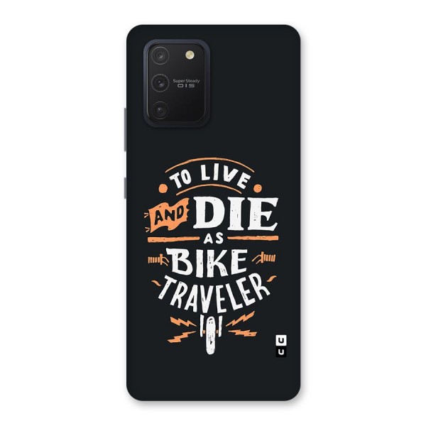 Bike Traveler Glass Back Case for Galaxy S10 Lite