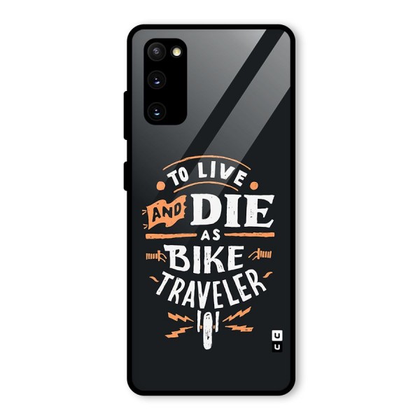 Bike Traveler Glass Back Case for Galaxy S20 FE 5G