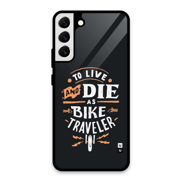 Bike Traveler Glass Back Case for Galaxy S22 Plus 5G