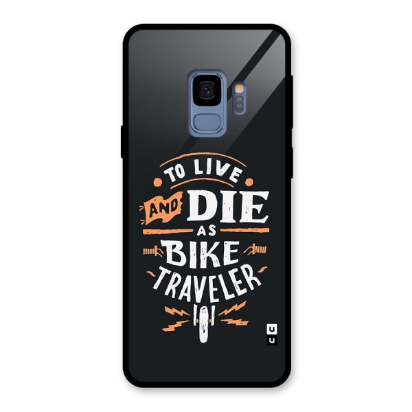 Bike Traveler Glass Back Case for Galaxy S9